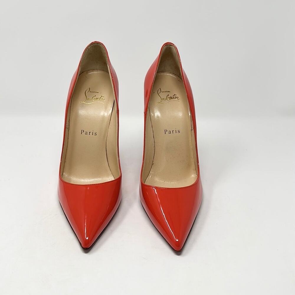 Christian Louboutin So Kate Orange Shoes Pumps 120MM Size 37.5 - Picture 3 of 10